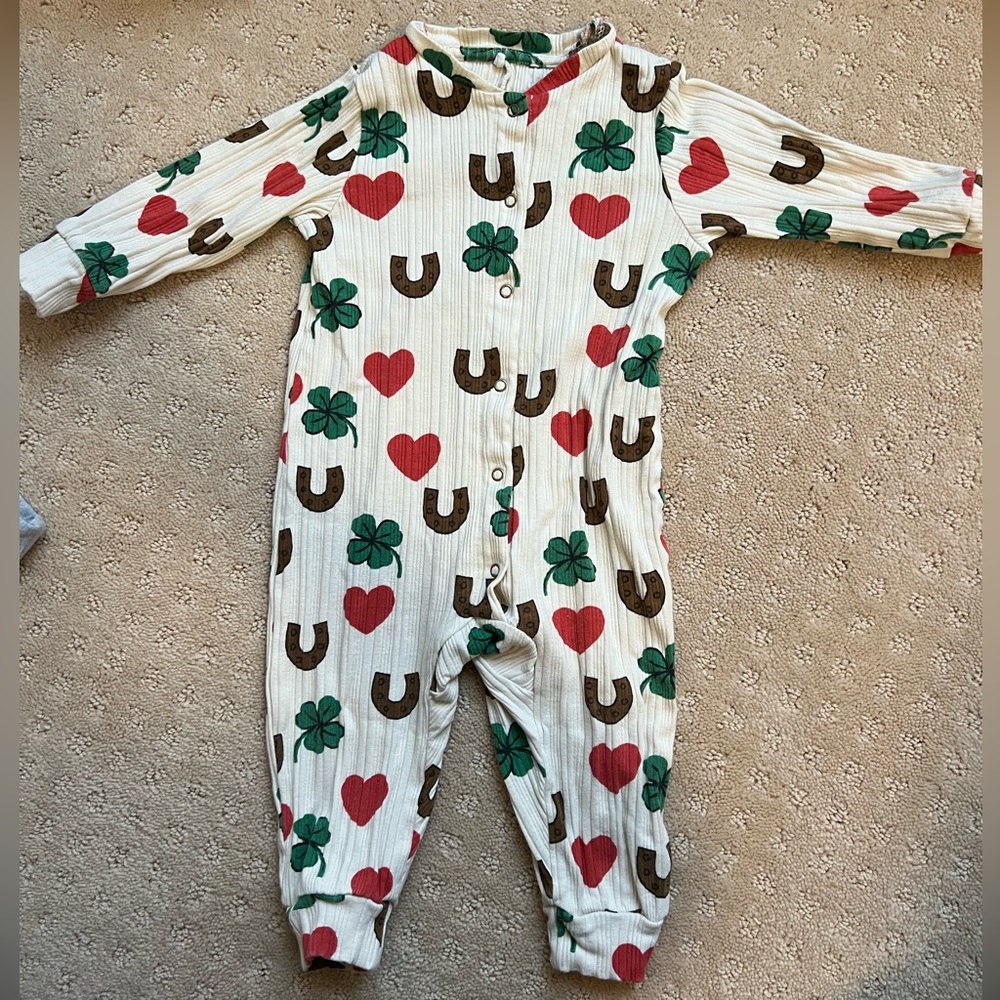 Mini Rodini Lucky One Piece - 6-12 months